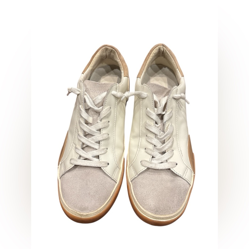 Dolce Vita Zina Leather Retro Sneakers Women's Size 7.5